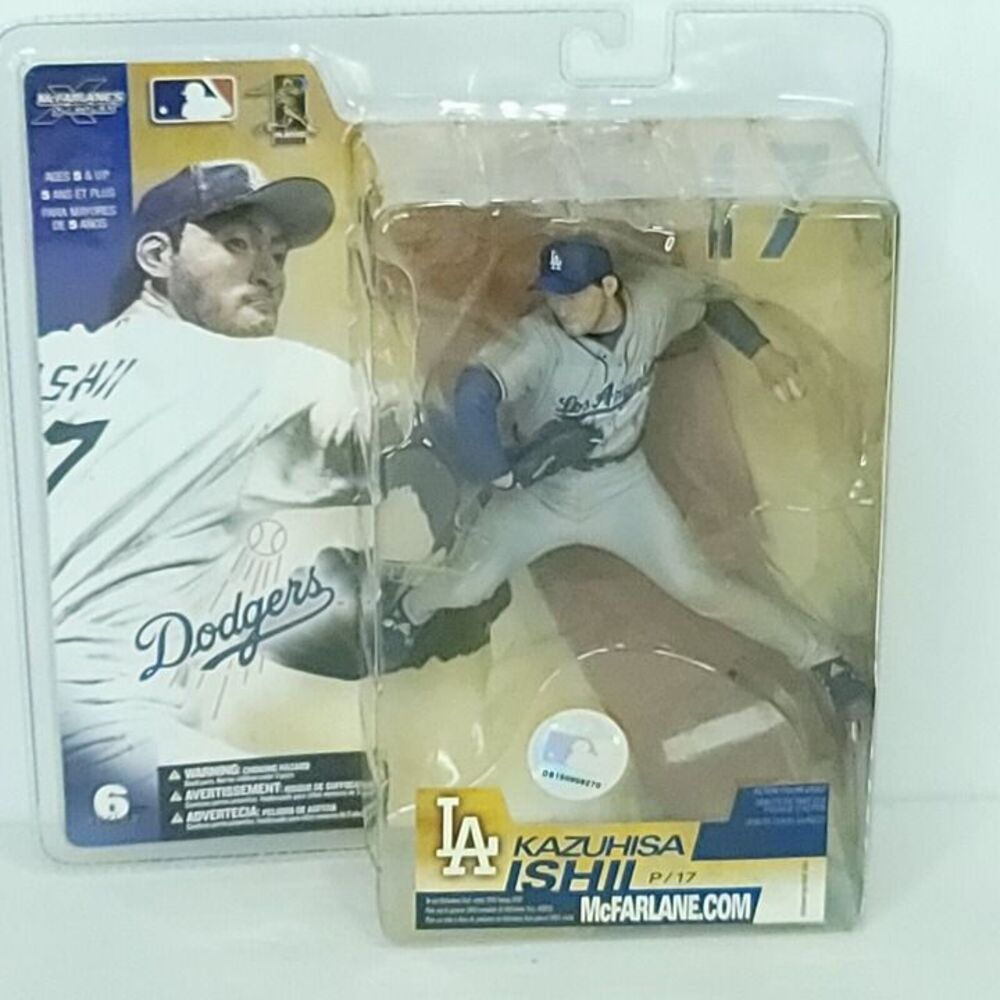 McFarlane Los Angeles Dodgers Kazuhisa Ishii #17 Action Figure NEW Player Statue